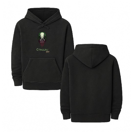 Cthulhu Fan Double Sided Mineral Wash Hoodies