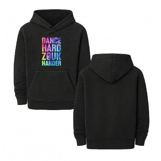 Zouk Dance Festival Design for Zouk Dancer Double Sided Mineral Wash Hoodies