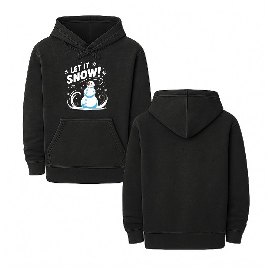 Let It Snow! Double Sided Mineral Wash Hoodies