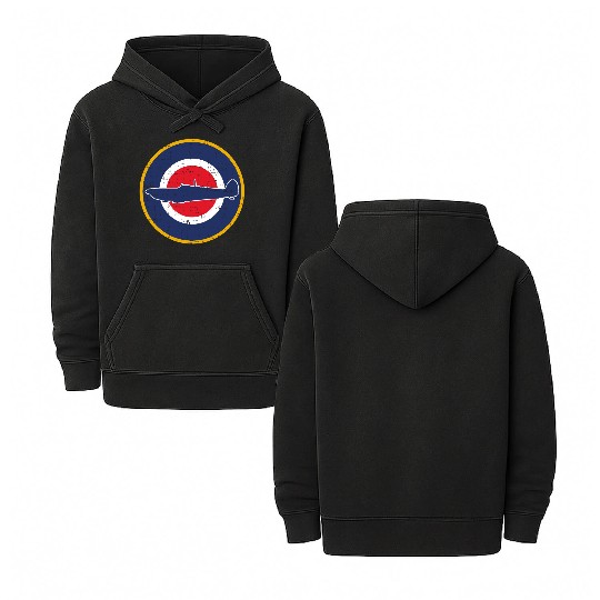 Supermarine Spitfire: Icon of the Skies Double Sided Mineral Wash Hoodies