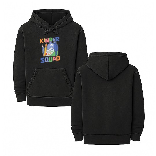 Elementary Teacher Squad Double Sided Mineral Wash Hoodies