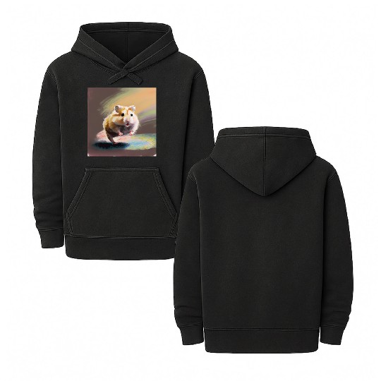 Super hamster Double Sided Mineral Wash Hoodies