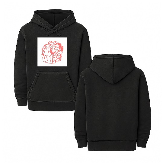 Sketching Sweetness Double Sided Mineral Wash Hoodies
