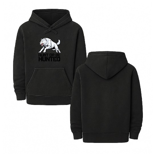 Alpha Wolf Double Sided Mineral Wash Hoodies