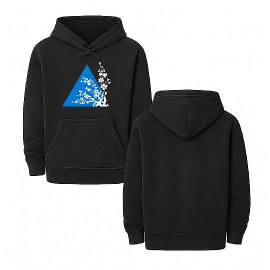 Triangle and Blossom Double Sided Mineral Wash Hoodies