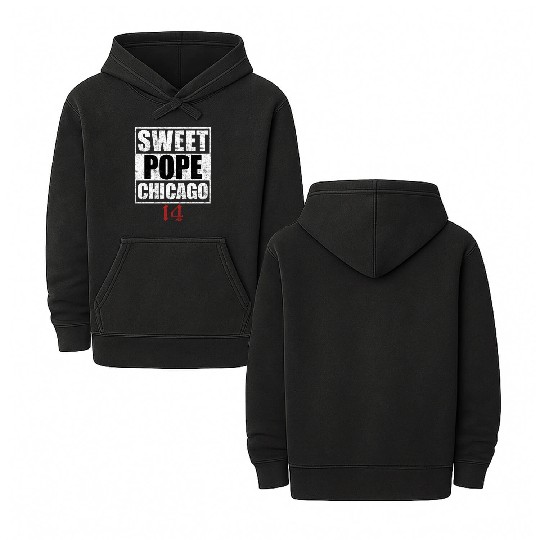 Sweet Pope Chicago 14 Double Sided Mineral Wash Hoodies