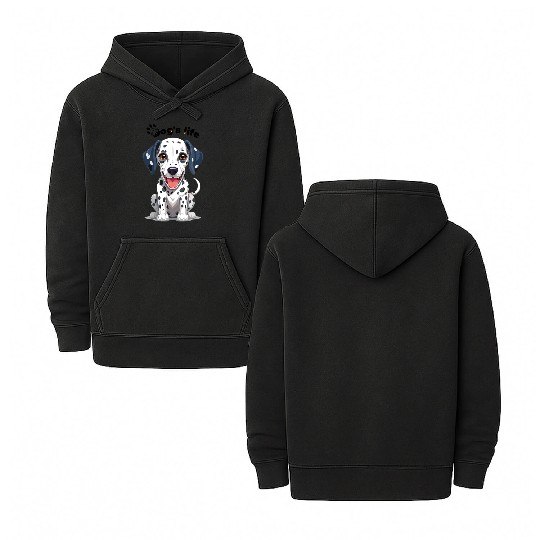 Dalmatian Fan Club – Unique Design Double Sided Mineral Wash Hoodies
