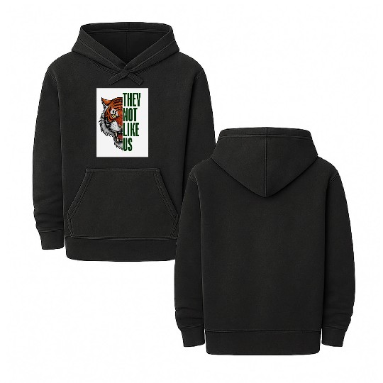 Fearless Tiger - They Not Like Us Double Sided Mineral Wash Hoodies