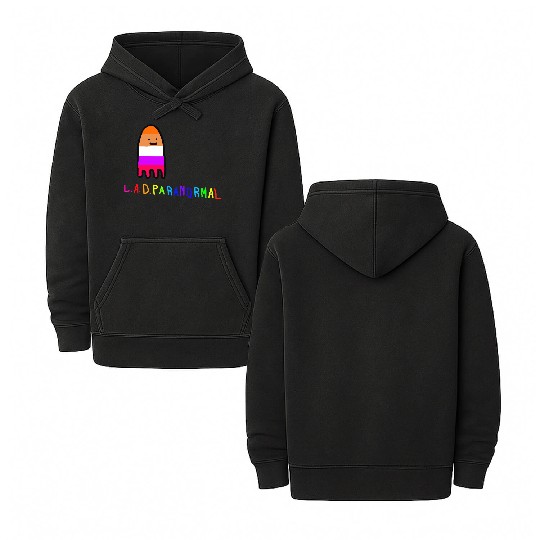 Lesbian Ghost Double Sided Mineral Wash Hoodies