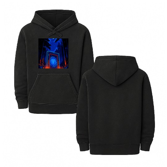 Forest Portal Double Sided Mineral Wash Hoodies