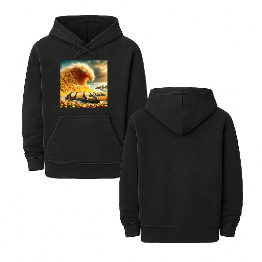 Embrace the Mango Double Sided Mineral Wash Hoodies