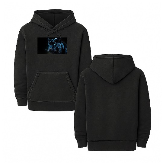 Black Panther Double Sided Mineral Wash Hoodies