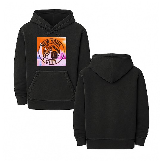 New York City: (O) Double Sided Mineral Wash Hoodies