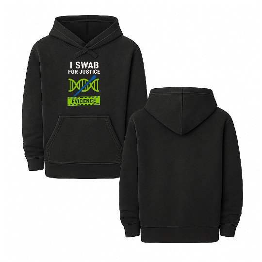Forensic Chemist Crime Lab Toxicology Science Double Sided Mineral Wash Hoodies