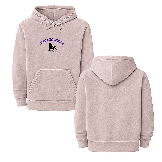 CHICAGO BULLS Double Sided Mineral Wash Hoodies