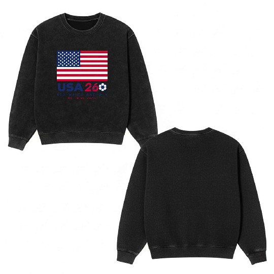 USA World Cup 2026 Double Sided Mineral Wash Sweatshirts US Soccer