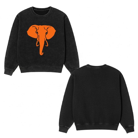 Elephant Double Sided Mineral Wash Sweatshirts