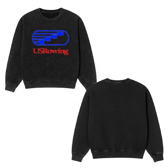 Team USA Rowing US Double Sided Mineral Wash Sweatshirts