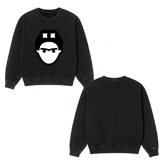 Frida Kahlo Double Sided Mineral Wash Sweatshirts