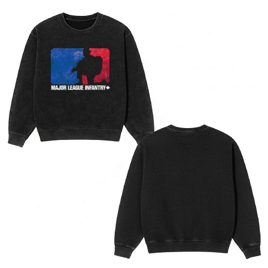 Major League Infantry Canada Double Sided Mineral Wash Sweatshirts