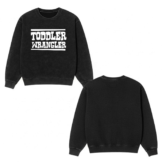TODDLER WRANGLER Double Sided Mineral Wash Sweatshirts