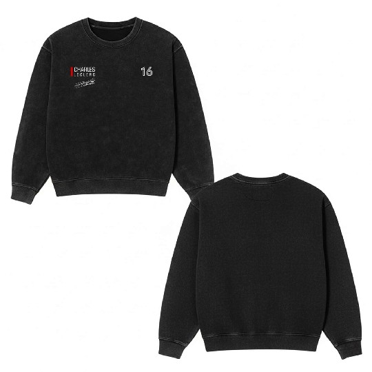 Charles Leclerc Double Sided Mineral Wash Sweatshirts