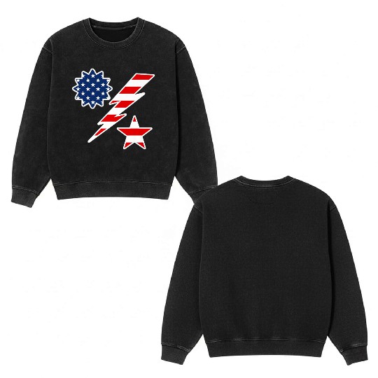 Veteran Gift-Army Ranger 75th Ranger Regiment Us F Double Sided Mineral Wash Sweatshirts