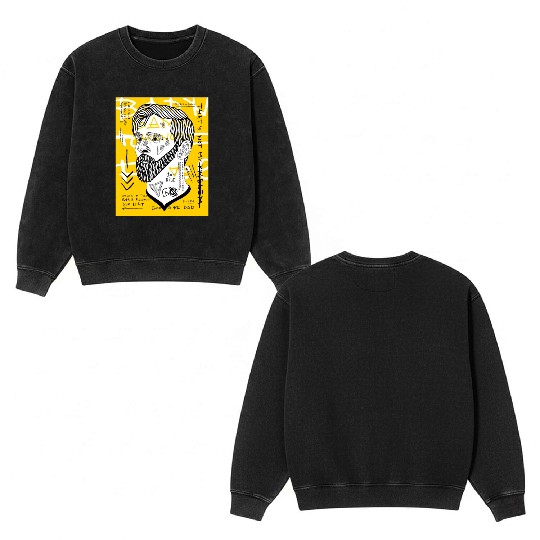 Messi Double Sided Mineral Wash Sweatshirts