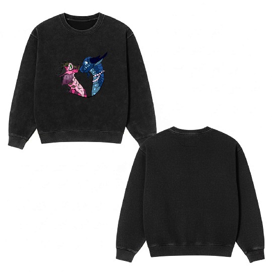 Wings Of Fire Double Sided Mineral Wash Sweatshirts