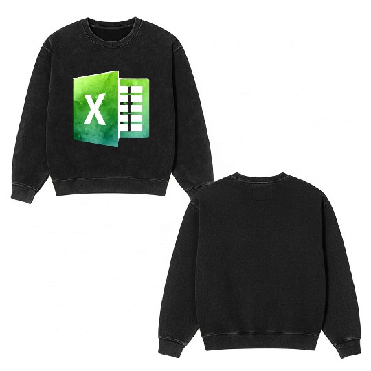 excel Double Sided Mineral Wash Sweatshirts