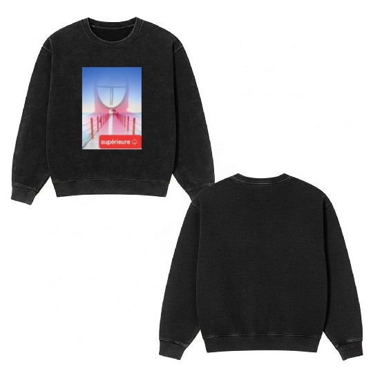 Jolie Double Sided Mineral Wash Sweatshirts et pull-over tendance du moment