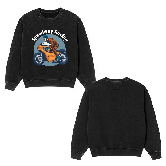 Speedway Racing Double Sided Mineral Wash Sweatshirts