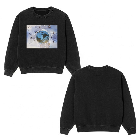 Blue Mountain Double Sided Mineral Wash Sweatshirts