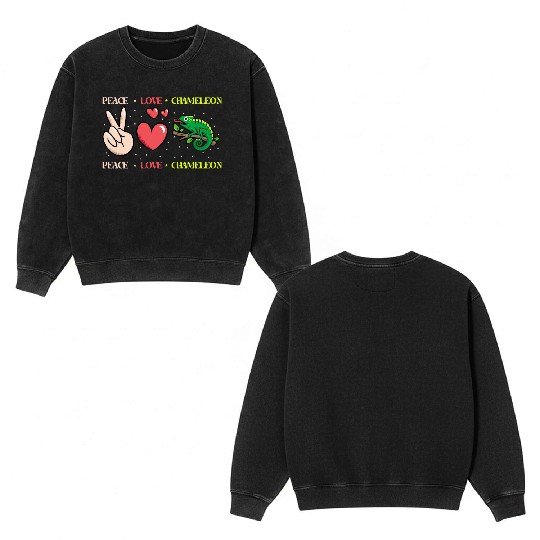 Chameleon Double Sided Mineral Wash Sweatshirts
