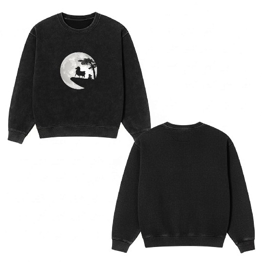 Cute Lamb Saying - Farmer & Sheep Double Sided Mineral Wash Sweatshirts