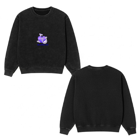 Jewelry Valintin day heart Double Sided Mineral Wash Sweatshirts