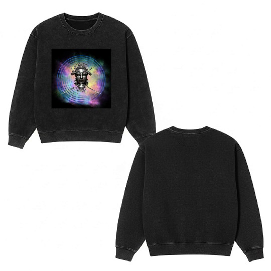 AI The Future Double Sided Mineral Wash Sweatshirts