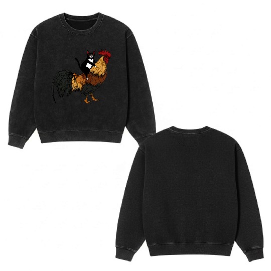 Farmer Agriculture Farmaholic Tractor Driver Lifes Double Sided Mineral Wash Sweatshirts