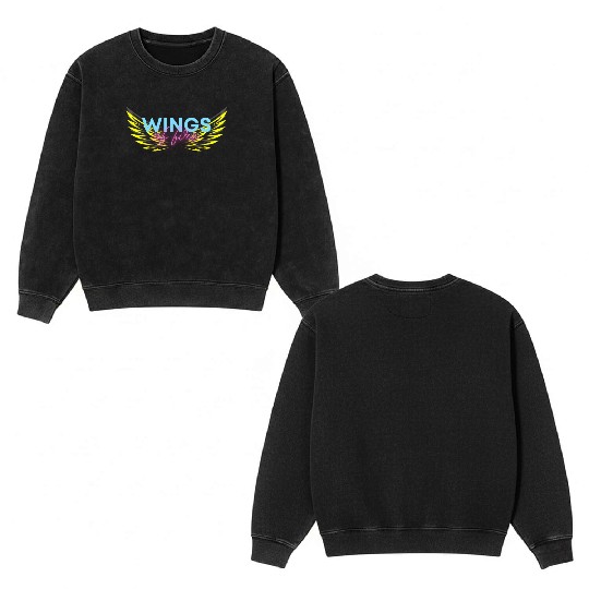 Wings of fire Double Sided Mineral Wash Sweatshirts