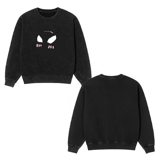 cute venom Double Sided Mineral Wash Sweatshirts