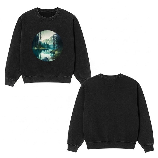 Forest Lake Double Sided Mineral Wash Sweatshirts