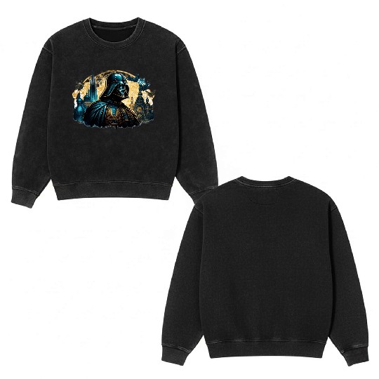 Darth Fantasy Ukraine Double Sided Mineral Wash Sweatshirts