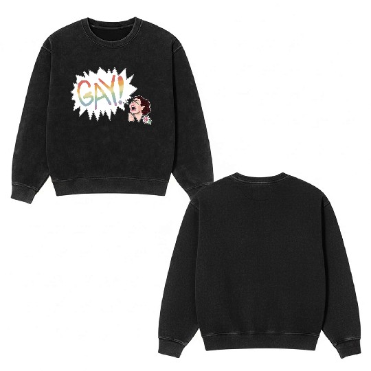 Hey Florida Guess What Double Sided Mineral Wash Sweatshirts