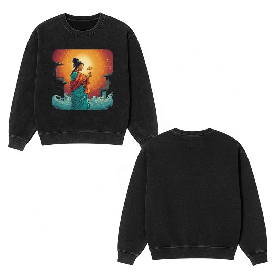 Holiness Double Sided Mineral Wash Sweatshirts
