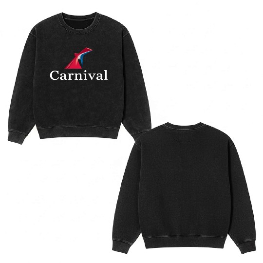 Big Cruise Travel in US Double Sided Mineral Wash Sweatshirts