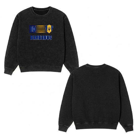 Barbados Double Sided Mineral Wash Sweatshirts