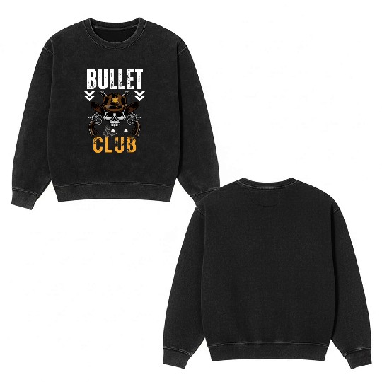 Skeleton Arsenal Bullet Club Commando Double Sided Mineral Wash Sweatshirts Double Sided Mineral Wash Sweatshirts