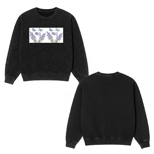 Hopeful Religious Mug Wraps Double Sided Mineral Wash Sweatshirts