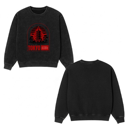 TOKYO Double Sided Mineral Wash Sweatshirts