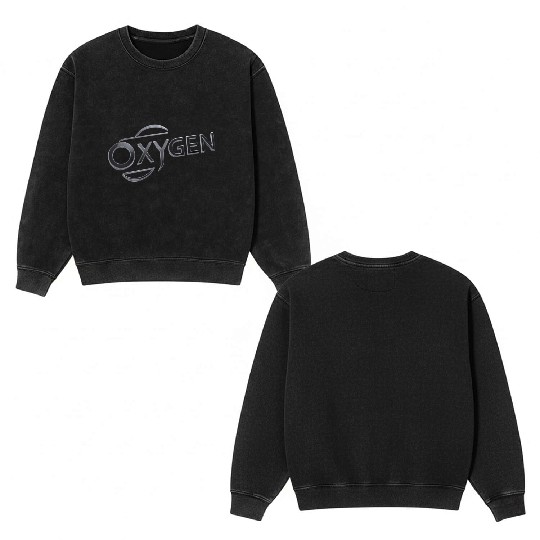 Breath of Life: Oxygen Infused , Double Sided Mineral Wash Sweatshirts , sticker